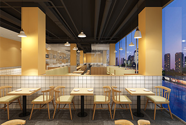 金华企业食堂装修设计_案例效果图