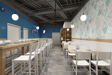 金华餐厅装修设计_案例效果图