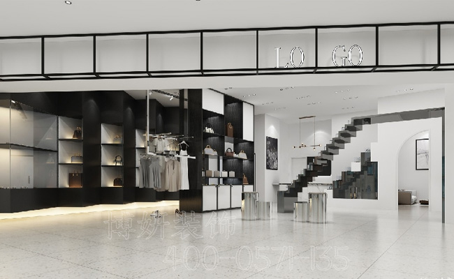 金华奢侈品店装修设计_案例效果图