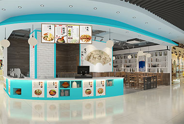 金华酸辣粉店装修设计_案例效果图