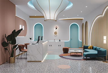 金华少儿英语培训机构装修设计_案例效果图