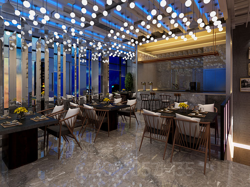 杭州烧烤店装修设计案例效果图 5