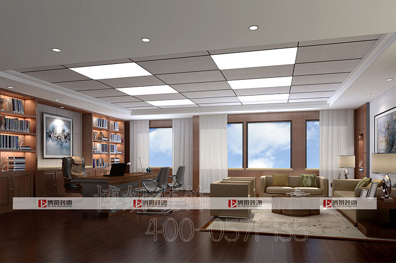 杭州轻奢办公室装修-轻奢办公室案例效果图 10