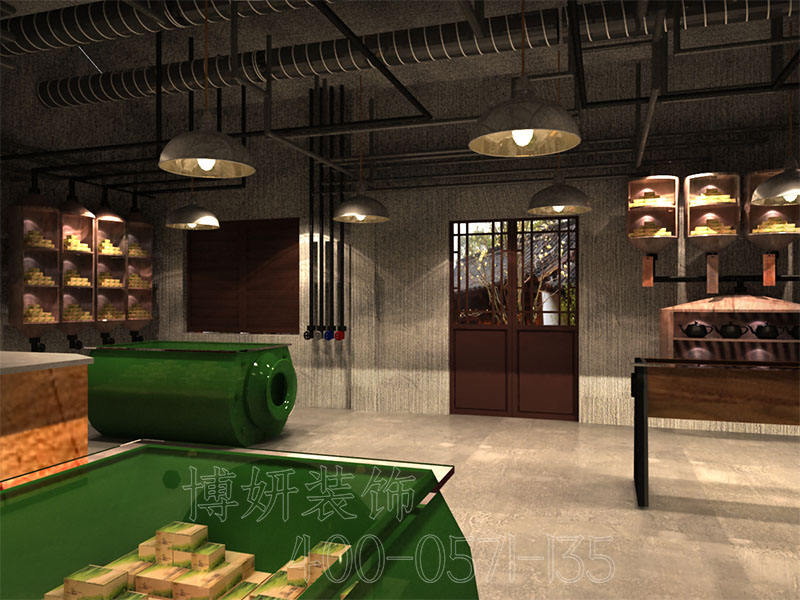 杭州茶楼设计效果图，专业茶楼设计公司，一人一茶一静心