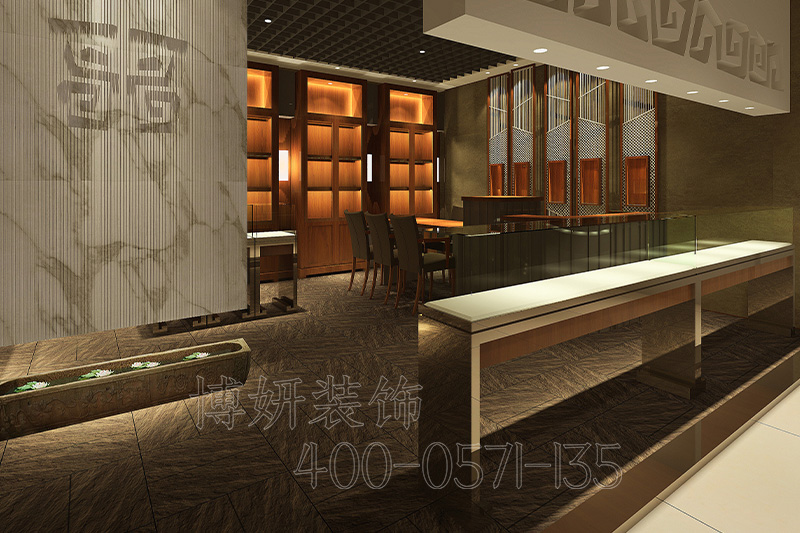 杭州专业的珠宝店设计装修价格,杭州店铺装修设计公司,杭州店铺设计效果案例